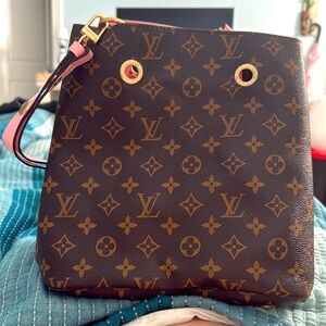 Faux Louis Vuitton NeoNeo handbag in Rose Poudre